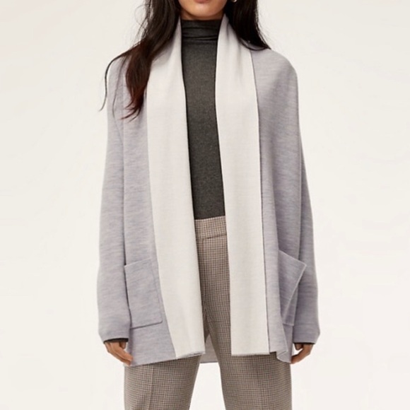 Aritzia | Sweaters | Aritzia Babaton Gray Beekman Open Cardigan Xs | Poshmark